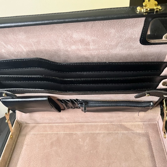 Vintage Gold Embellishment Floral Brief Case - Picture 5 of 5